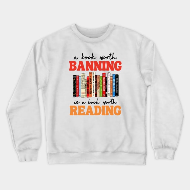 Read Banned Books Crewneck Sweatshirt by Xtian Dela ✅